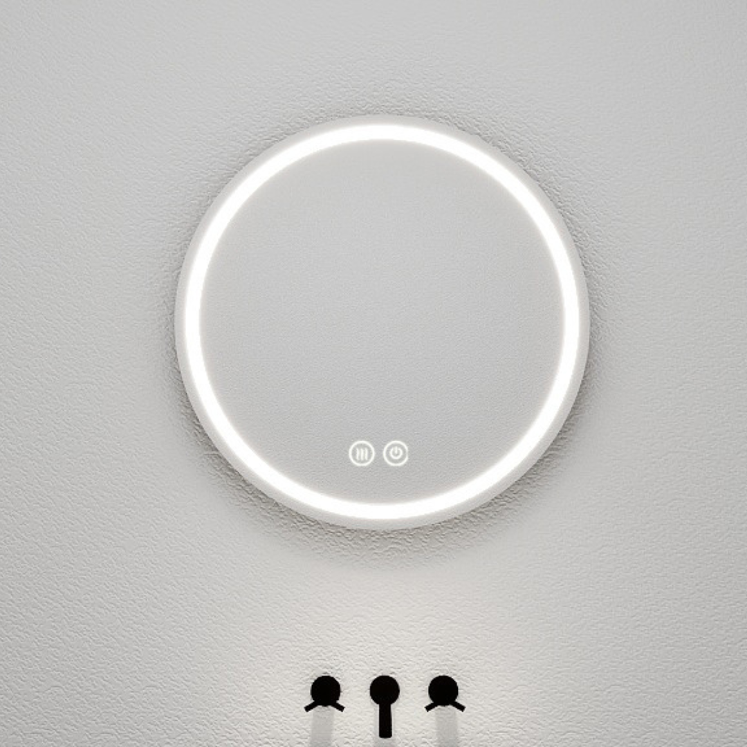 M04 LED Antifog - Round Mirror