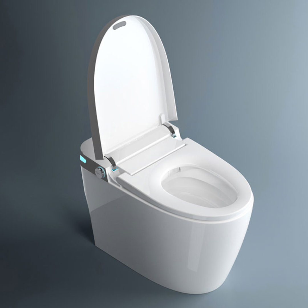 T9008 Smart Toilet - White Lid with Grey Line