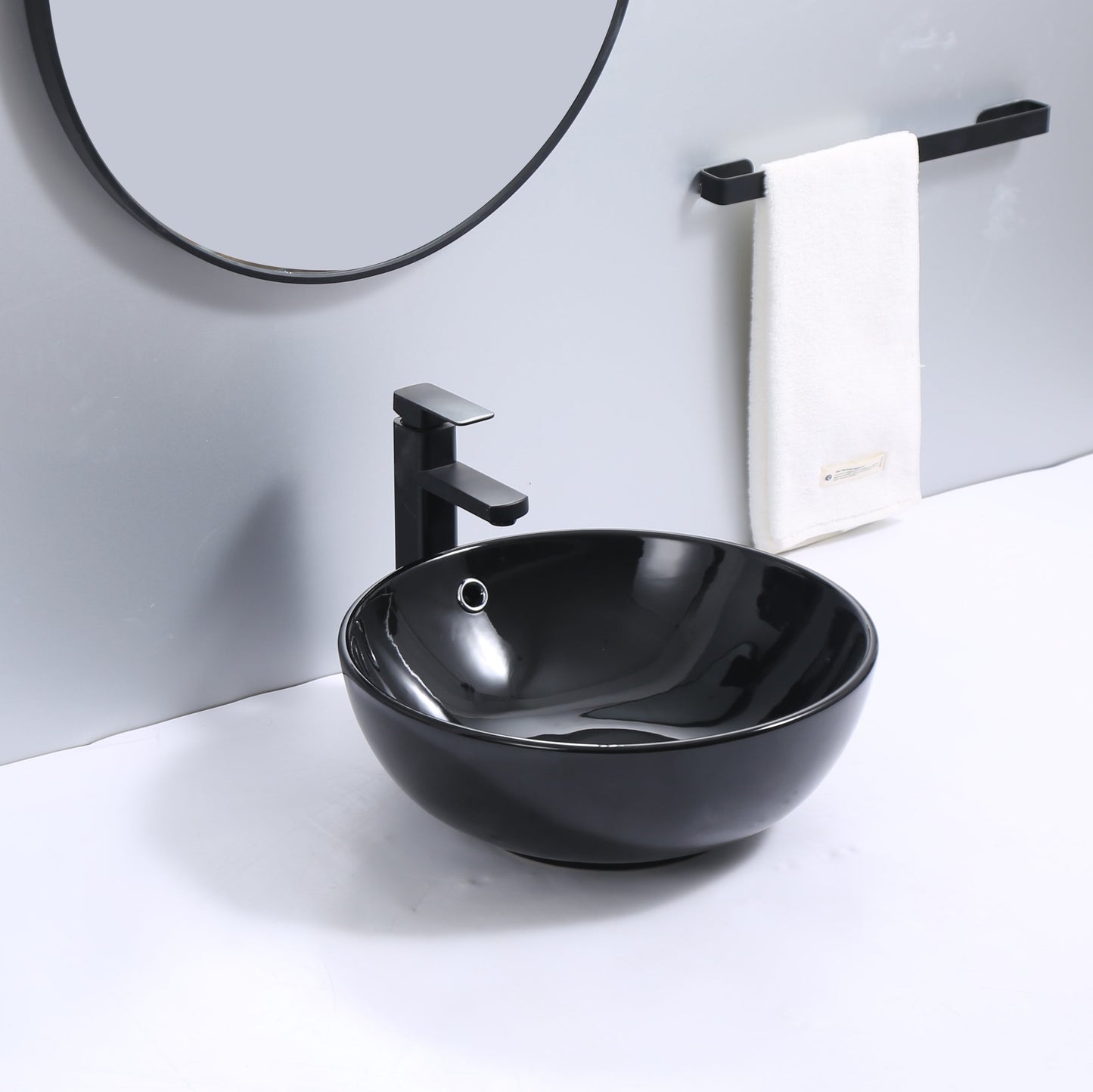 Bowl Vessel Sink - All Black (9003A)