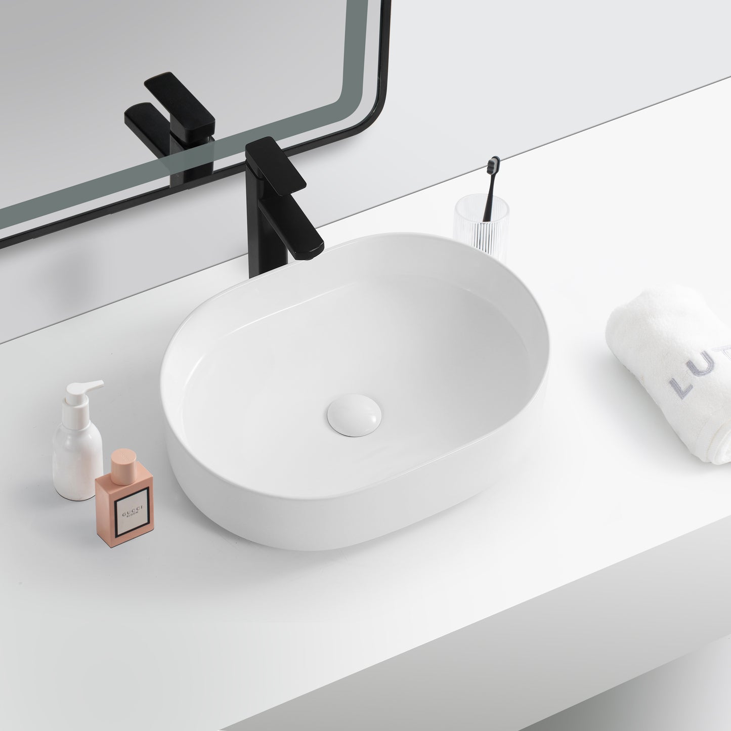 White Vessel Sink (9720-1)