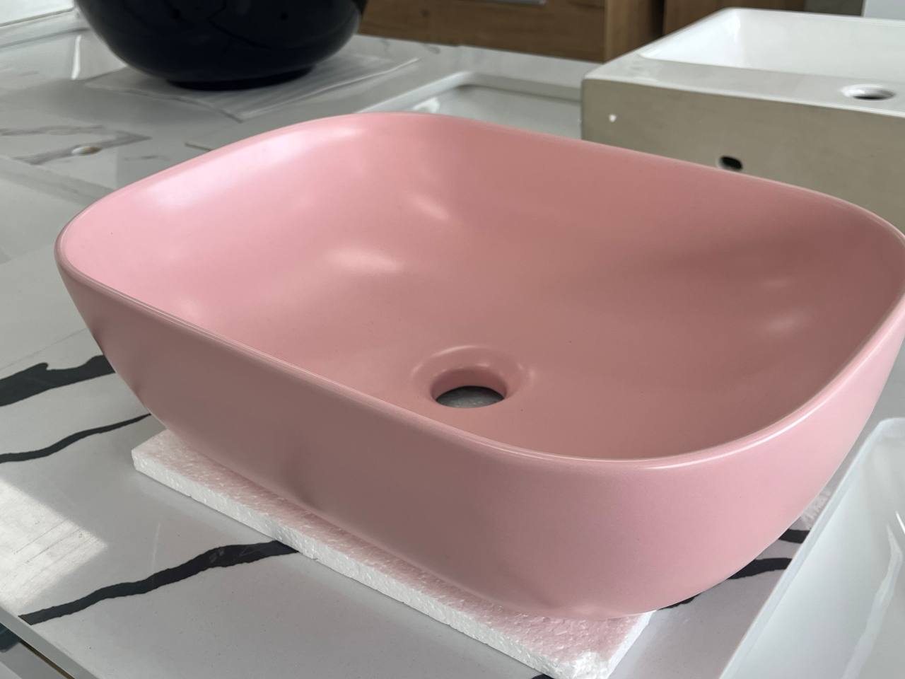 DVS06 Ceramic Vessel Sink Matt Pink (Final Sale)