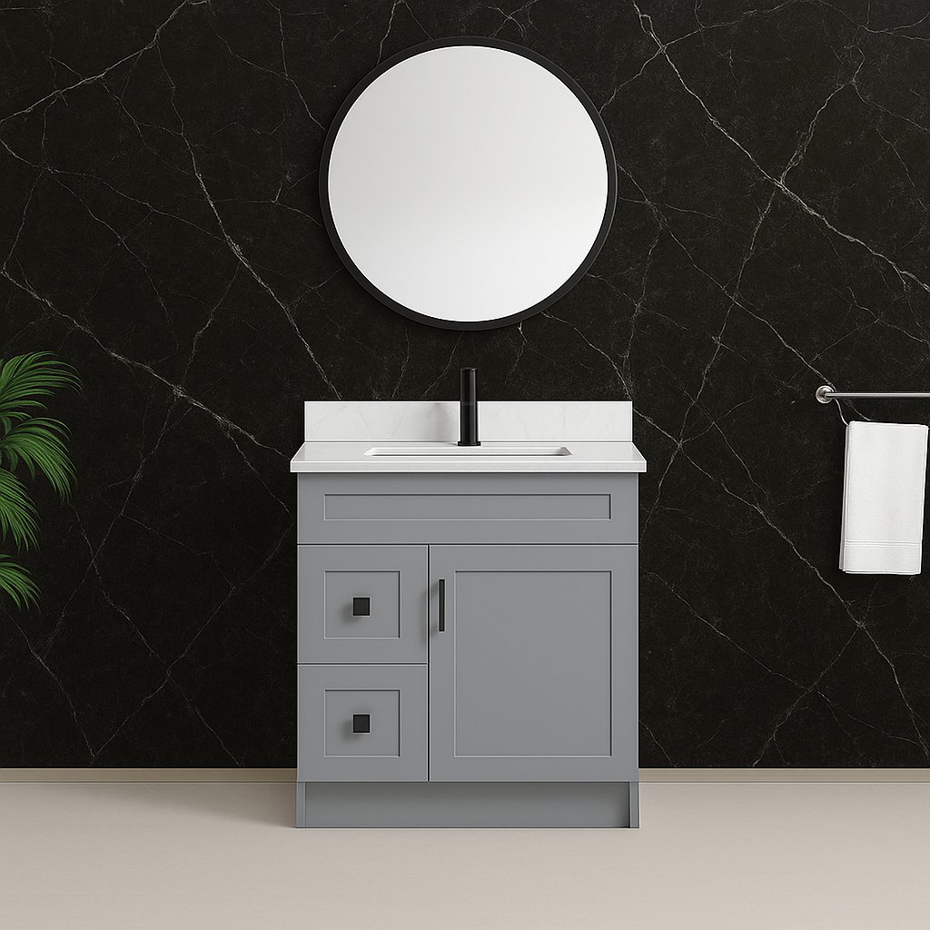 30'' MDF with Drawers