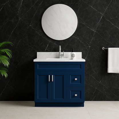 42'' 2 door 2 drawer vanity