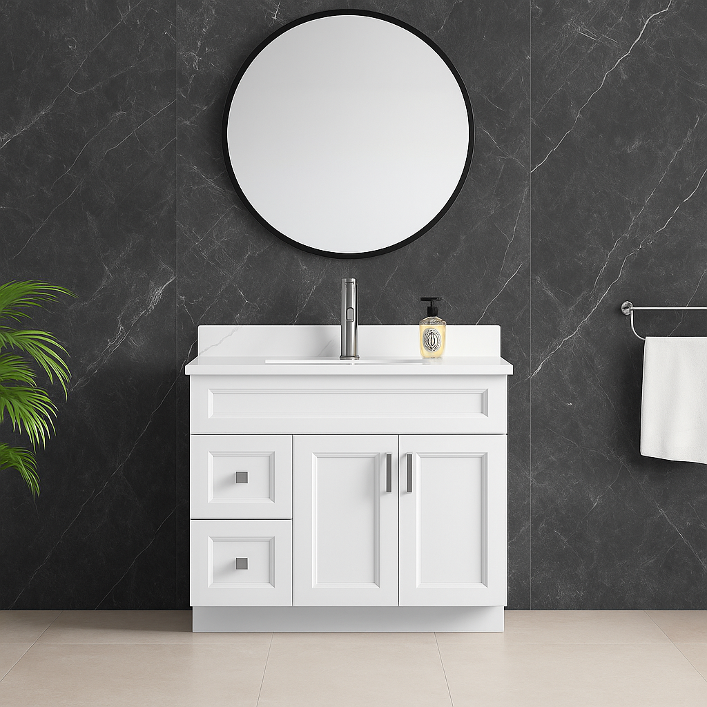 36'' Solid Wood with Drawer LEFT/RIGHT