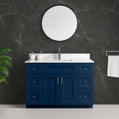 48'' Solid Wood - Single Sink