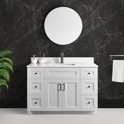 48'' Solid Wood - Single Sink