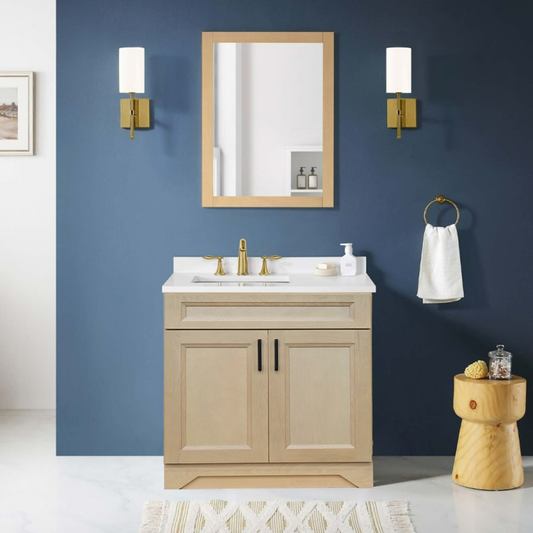 30” Solid Wood - Naturel Maple - Two Doors