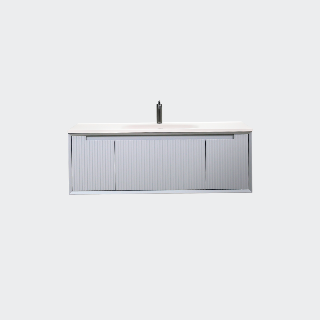 48'' TW - Floating Vanity with Acrylic Matte Countertop