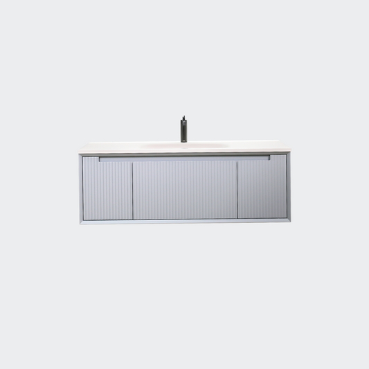 48'' TW - Floating Vanity with Acrylic Matte Countertop