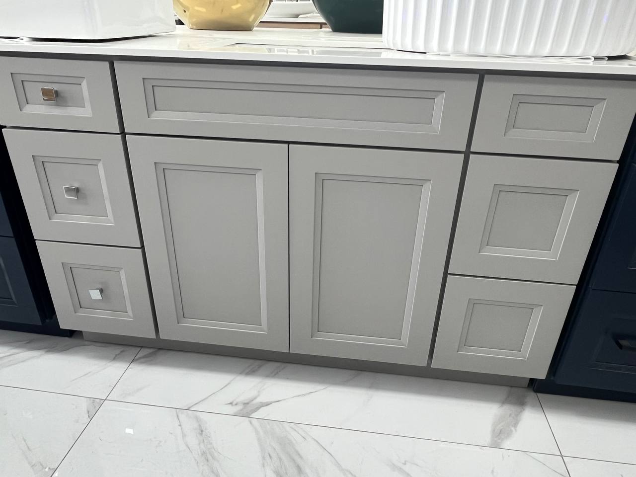 DV03 Vanity Solid Wood Grey 54" (Final Sale)