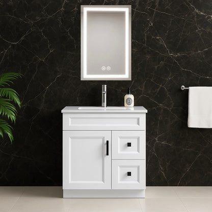 30'' Solid Wood with Drawers LEFT/RIGHT