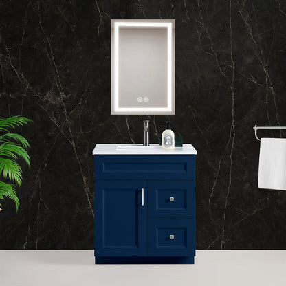 30'' Solid Wood with Drawers LEFT/RIGHT