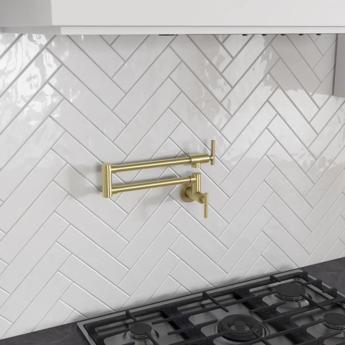 Pot Filler Foldable Wall Mounted