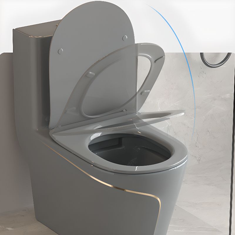 T2260 - Grey & Gold One Piece Toilet