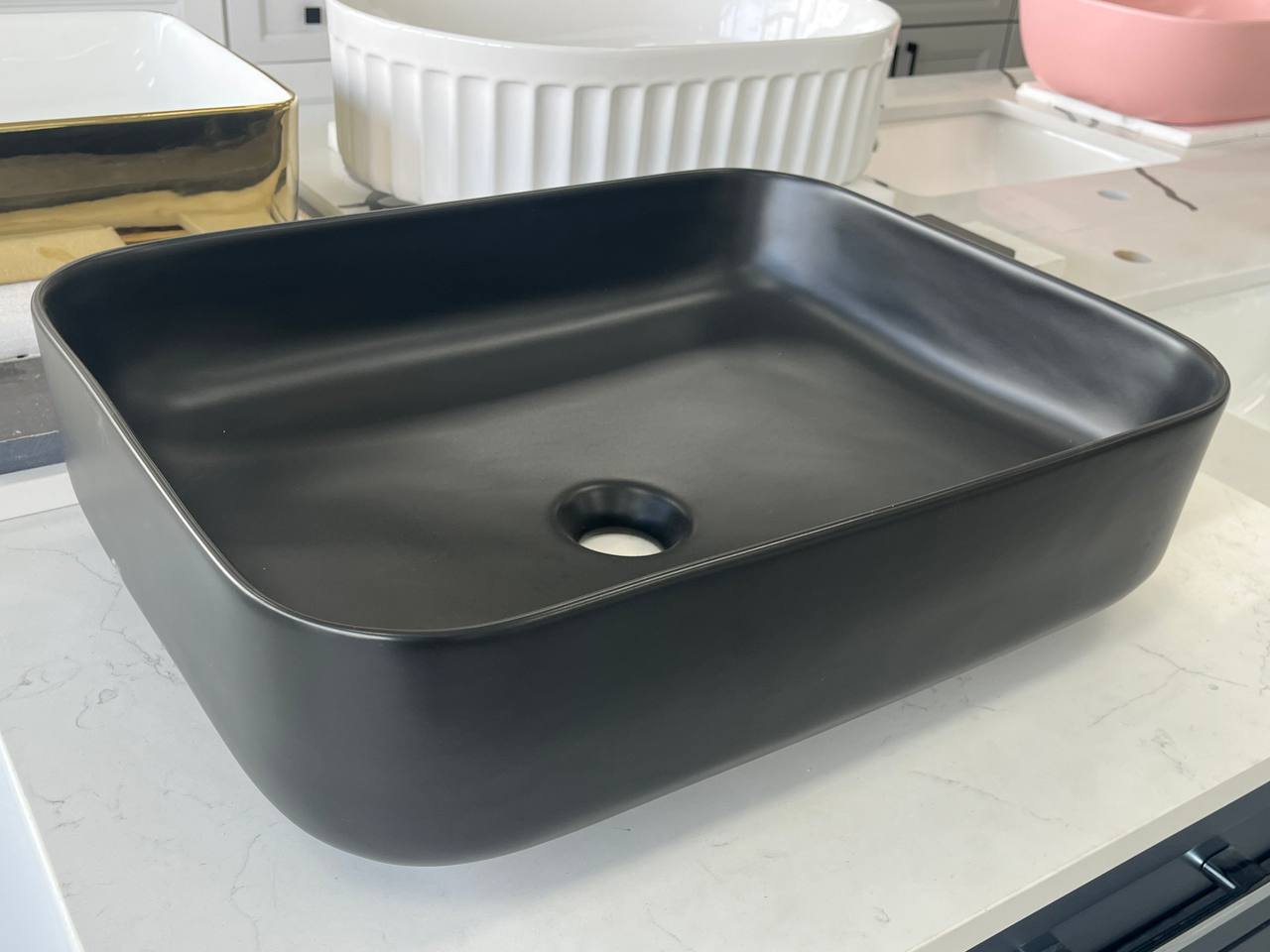 DVS12 Ceramic Vessel Sink Matt Black (Final Sale)