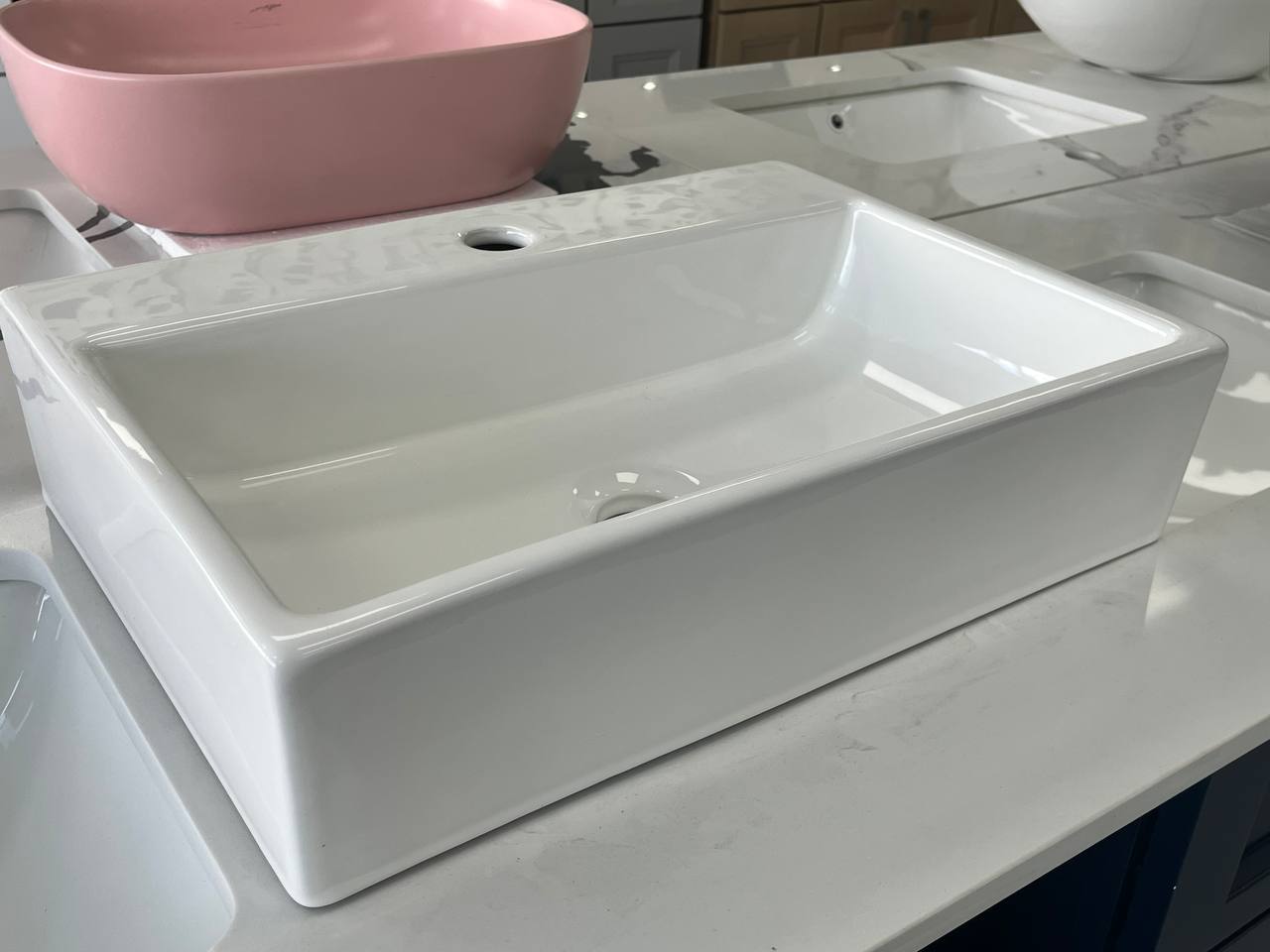 DVS13 Ceramic Vessel Sink Glossy White (Final Sale)