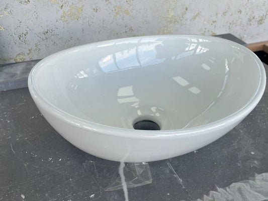 DVS21 Ceramic Vessel Sink Glossy White (Final Sale)