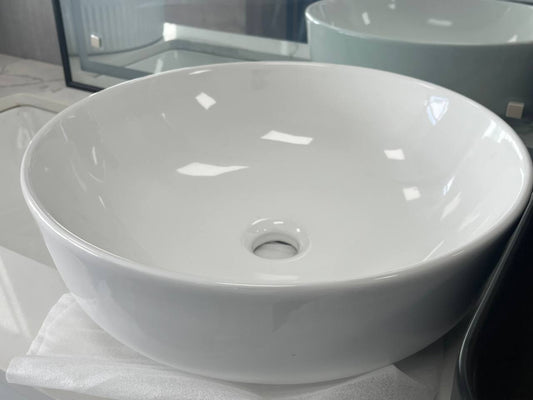 DVS24 Ceramic Vessel Sink Glossy White (Final Sale)