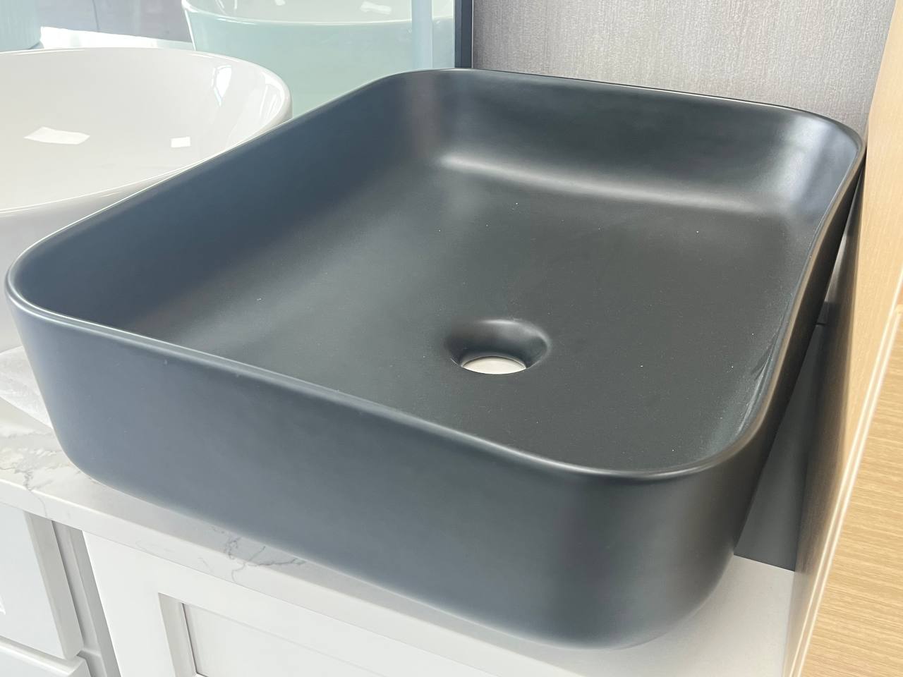 DVS25 Ceramic Vessel Sink Matt Black (Final Sale)