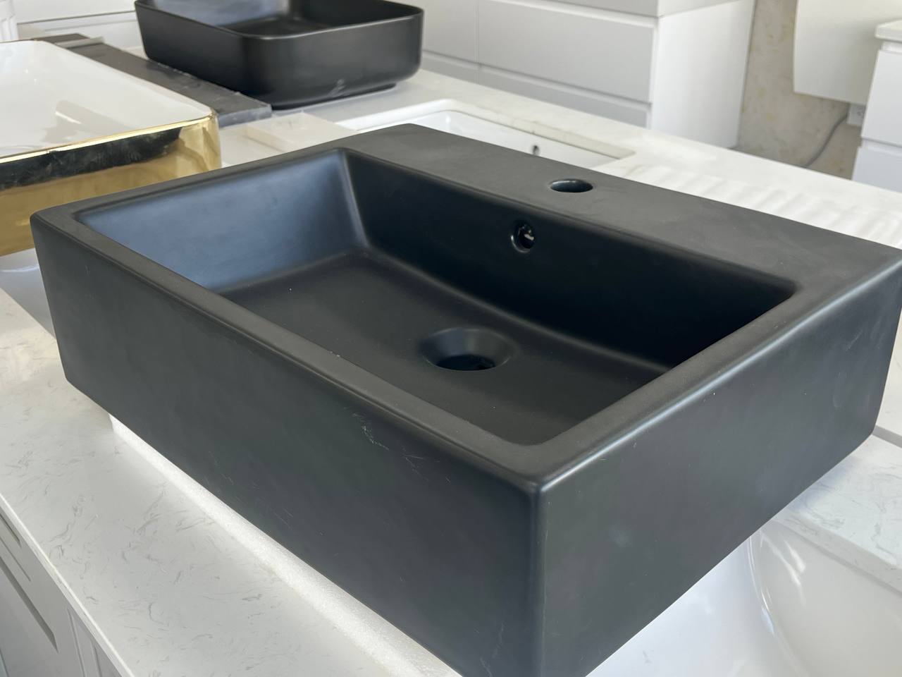 DVS09 Ceramic Vessel Sink Matt Black (Final Sale)